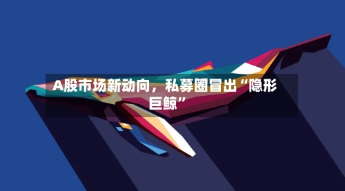 A股市场新动向，私募圈冒出“隐形巨鲸”-第1张图片