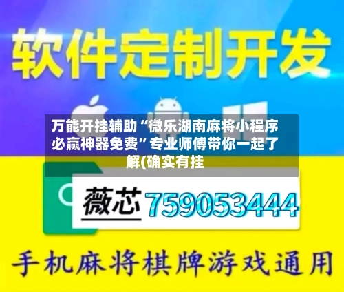 万能开挂辅助“微乐湖南麻将小程序必赢神器免费	”专业师傅带你一起了解(确实有挂-第1张图片