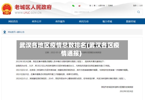 武汉各地区疫情总数排名(武汉各区疫情通报)-第1张图片