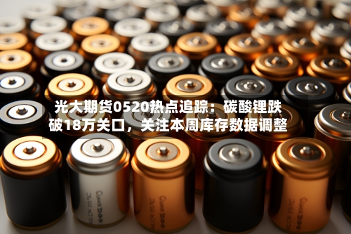 光大期货0520热点追踪：碳酸锂跌破18万关口，关注本周库存数据调整-第1张图片