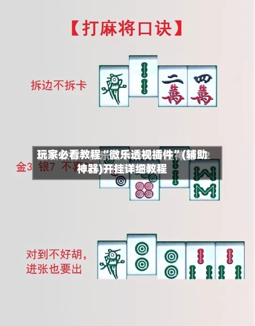 玩家必看教程“微乐透视插件	”(辅助神器)开挂详细教程-第1张图片