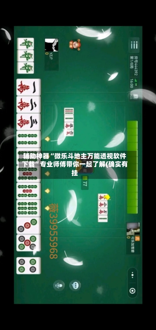 辅助神器“微乐斗地主万能透视软件下载”专业师傅带你一起了解(确实有挂-第1张图片