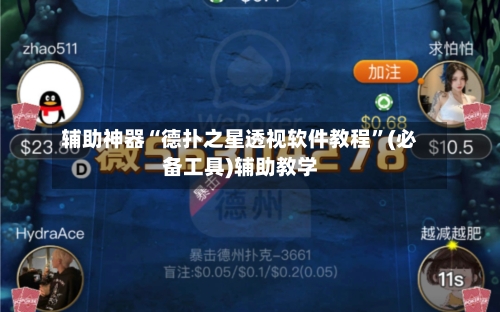 辅助神器“德扑之星透视软件教程”(必备工具)辅助教学-第1张图片