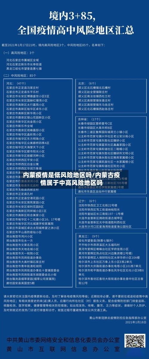 内蒙疫情是低风险地区吗/内蒙古疫情属于中高风险地区吗-第1张图片