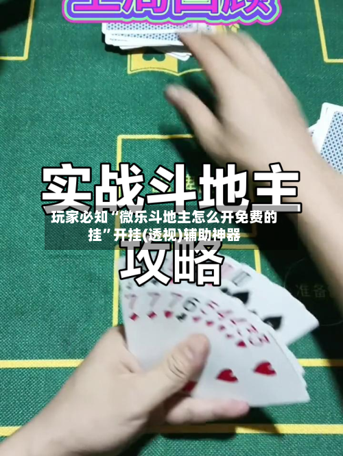 玩家必知“微乐斗地主怎么开免费的挂	”开挂(透视)辅助神器-第1张图片
