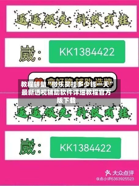 教程辅助“微乐买挂多少钱一天”最新透视辅助软件详细教程官方版下载-第1张图片