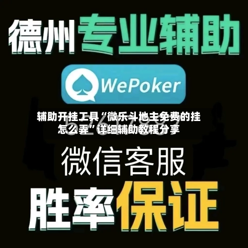 辅助开挂工具“微乐斗地主免费的挂怎么弄	”详细辅助教程分享-第1张图片