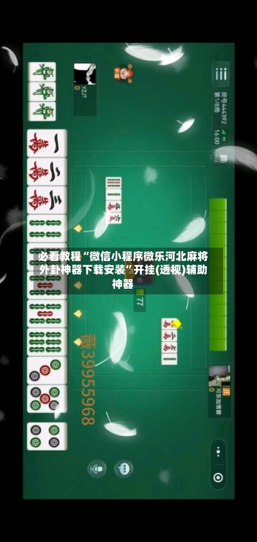 必看教程“微信小程序微乐河北麻将外卦神器下载安装	”开挂(透视)辅助神器-第1张图片