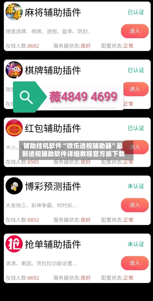 辅助挂机软件“微乐透视辅助器”最新透视辅助软件详细教程官方版下载-第1张图片