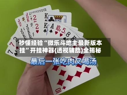 秒懂经验“微乐斗地主最新版本挂	”开挂神器{透视辅助}全揭秘-第1张图片