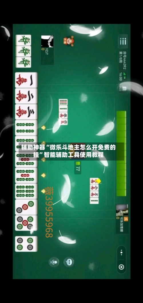 辅助神器“微乐斗地主怎么开免费的挂”智能辅助工具使用教程-第1张图片