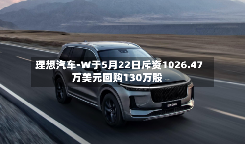 理想汽车-W于5月22日斥资1026.47万美元回购130万股-第1张图片