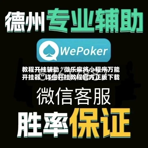 教程开挂辅助“微乐麻将小程序万能开挂器”详细开挂教程官方正版下载-第1张图片