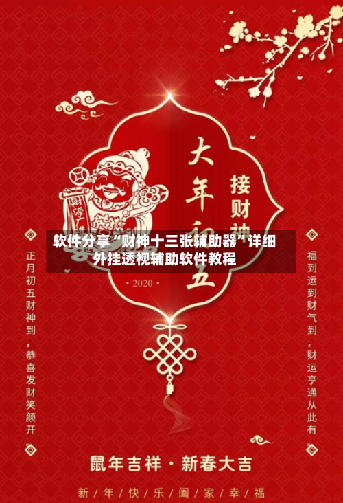 软件分享“财神十三张辅助器”详细外挂透视辅助软件教程-第1张图片