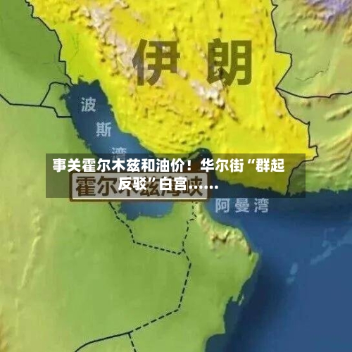 事关霍尔木兹和油价！华尔街“群起反驳	”白宫……-第1张图片