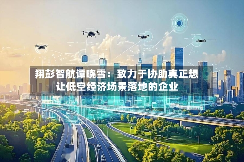 翔彭智航谭晓雪:致力于协助真正想让低空经济场景落地的企业-第1张图片