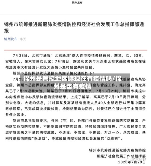 锦州是管控地区嘛现在有疫情吗/锦州是否有疫情-第1张图片