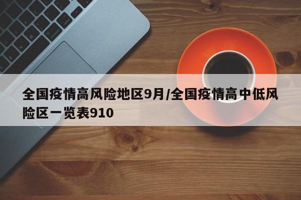 全国疫情高风险地区9月/全国疫情高中低风险区一览表910