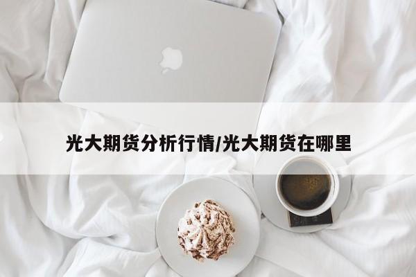 光大期货分析行情/光大期货在哪里